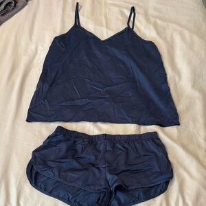 Women's Navy Blue Sleepwear Set
